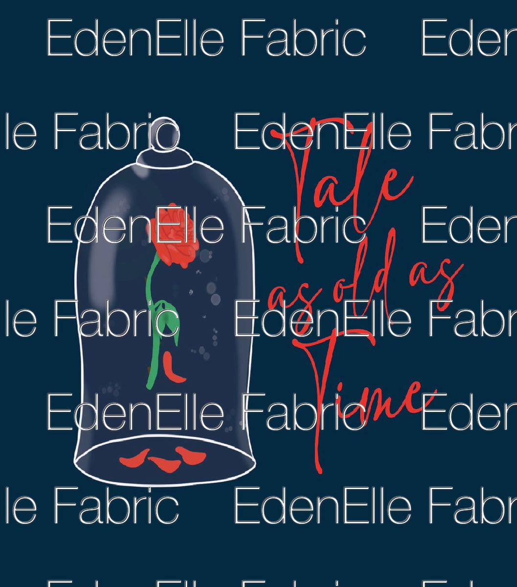 Evermore Rose Panel EdenElle Fabric