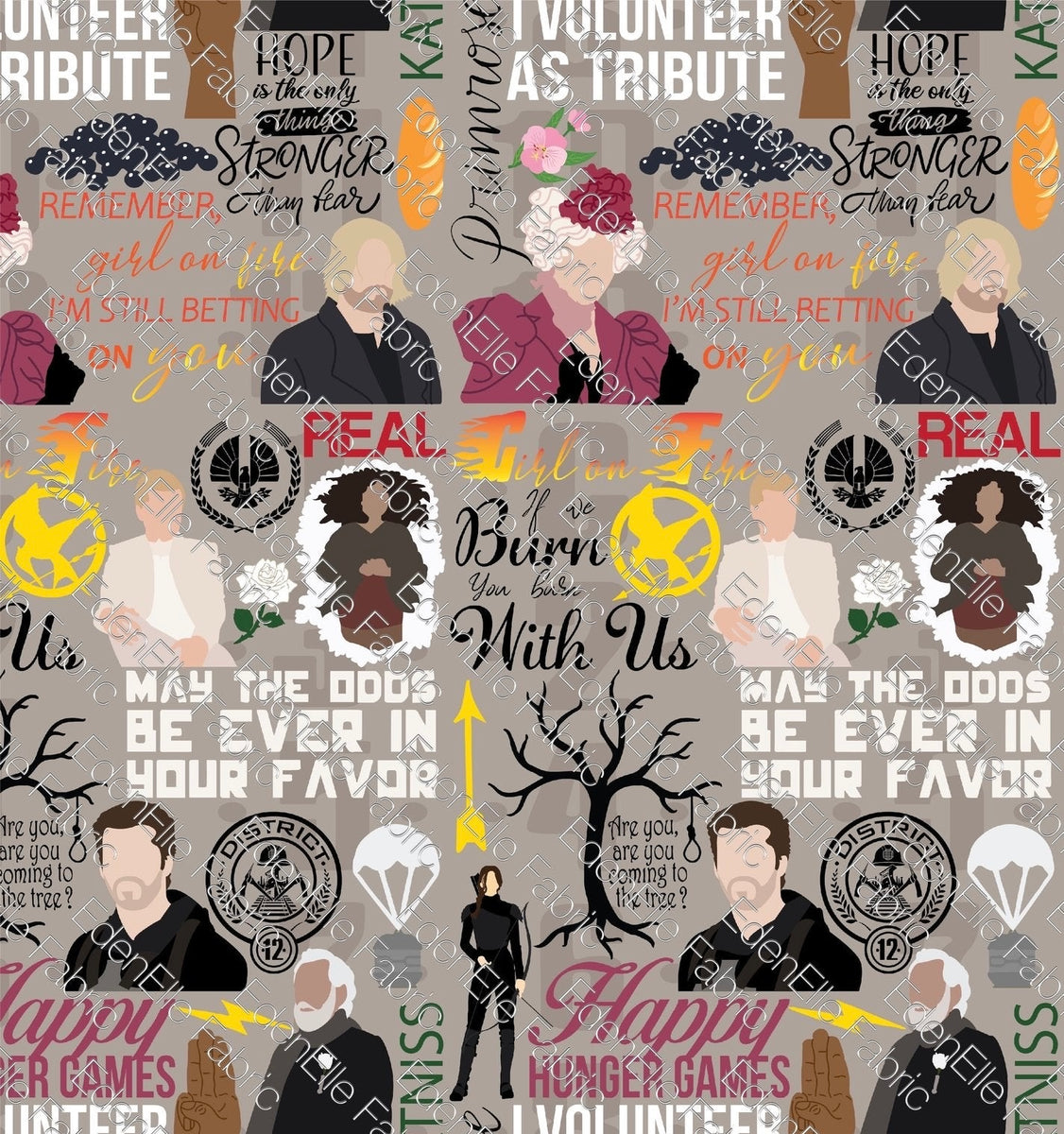 Hunger Games Original Digital File – EdenElle Fabric