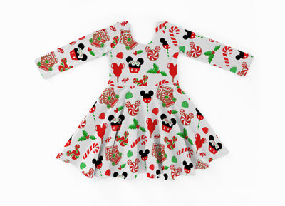 Christmas Peppermint Twirl Dress Preorder EdenElle Fabric Christmas Peppermint Twirl Dress Preorder EdenElle Fabric