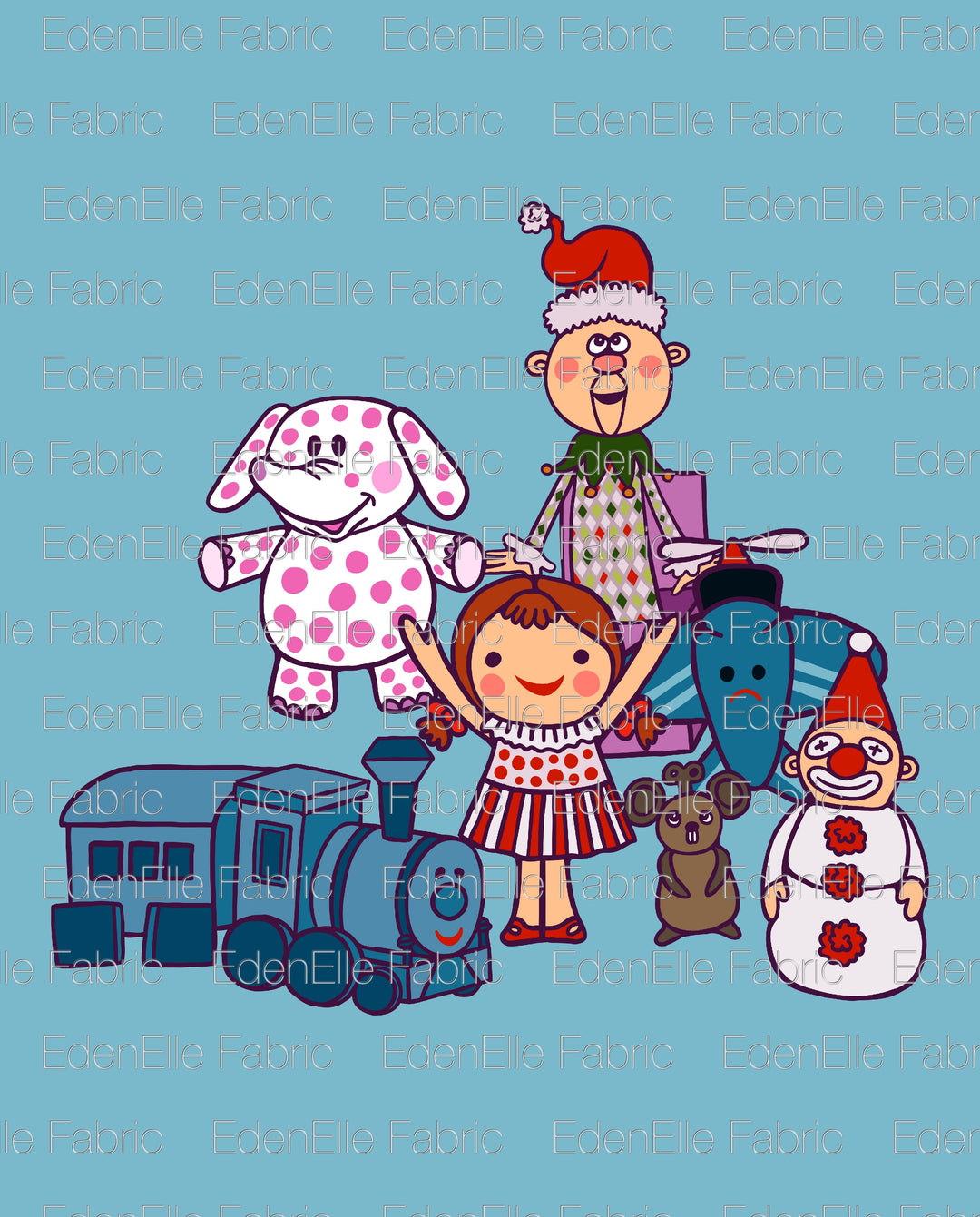 Misfits Toys Panel – EdenElle Fabric